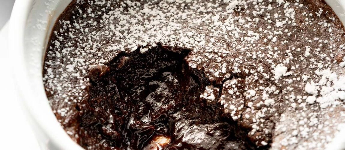 Viral Brownie Pudding for Two