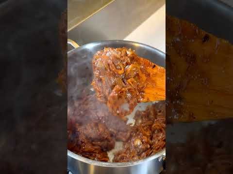 French onion soup with crispy croutons