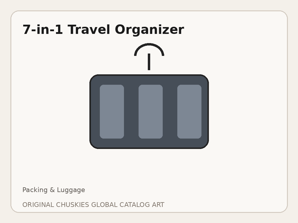 7-in-1 Travel Organizer Set