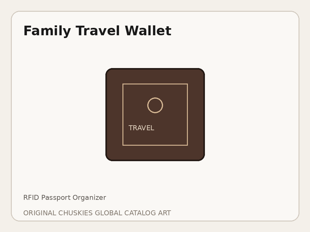 RFID Family Travel Wallet
